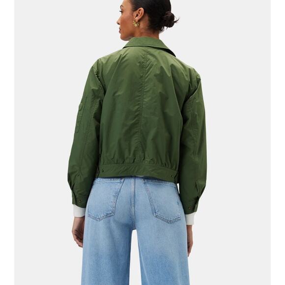 Save the Duck Mila Jacket in Dusty Olive Green - Picture 4 of 14